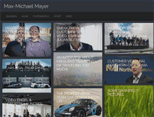 Tablet Screenshot of maxmichaelmayer.de